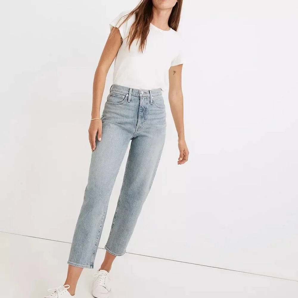 NWOT Madewell Balloon Jeans Size 28 Littlefield Wash - Picture 6 of 7